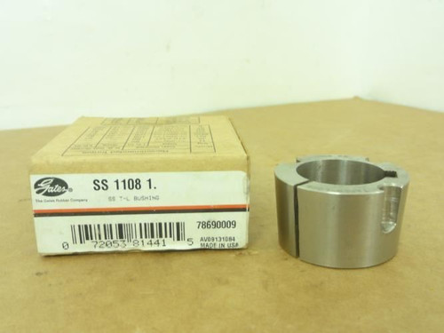 Gates SS 1108 1.; Taper-Lock Bushing; 1"ID; 1/4"x1/8" Key