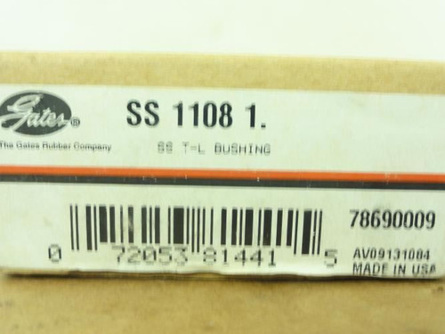 Gates SS 1108 1.; Taper-Lock Bushing; 1"ID; 1/4"x1/8" Key