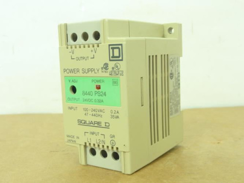 Schneider 8440-PS24; Power Supply; Output:24VDC; 0.32A