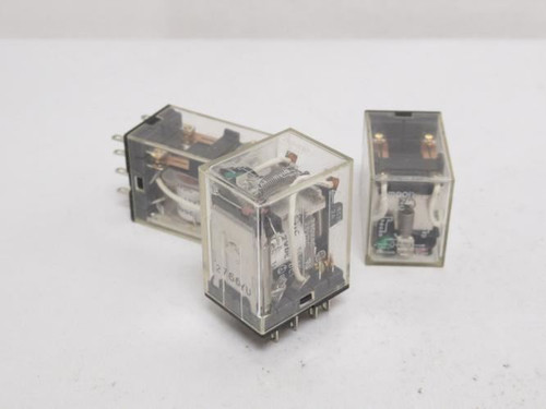 Omron MY2ZN-DC12; Lot-3 Ice Cube Relay; 240VAC; 5A; Coil: 12VDC