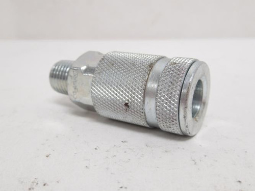 Industry-Std 30E712; QC Hose Coupling 1/4NPT; 3/8" Hose