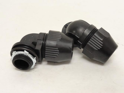 T&B LT975P; Lot-2 Liquid-Tight Elbow 90Deg; 1/2"; Black