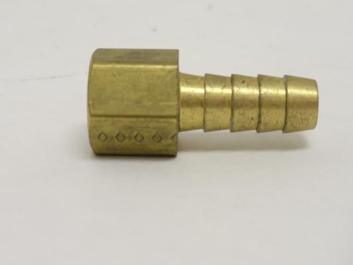 MFG- NI126HBL-6-4; Lot-5 Barbed Hose Fitting 1/4 NPT x # 6 Hose