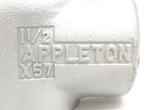Appleton X57; Conduit Body; Type X; 1-1/2NPT