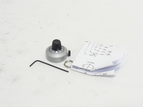 Vishay 21-A-11; Plastic Scale Dial; 15-Turn; 1/4" Shaft