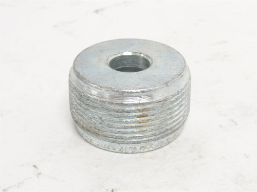 Crouse-Hinds RE41; Steel Conduit Reducer; 1-1/4NPT x 1/2NPT
