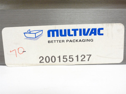 Multivac 200155074; Dispensing Edge 12-5/8" Long x 2-1/2" Wide