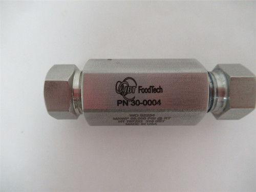 JBT 30-0004; Coupling Straight High-Pressure (1/4") 66;000psi