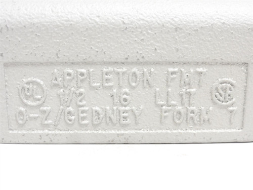 Appleton LL17; Conduit Body; Type: LL; 90Deg; Size: 1/2FNPT
