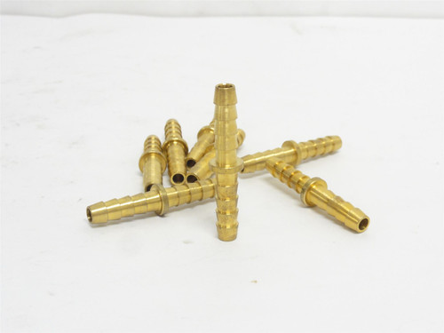 Dixon BM2; Lot-8; Brass Hose Menders; 1/4" Barb x 1/4" Barb