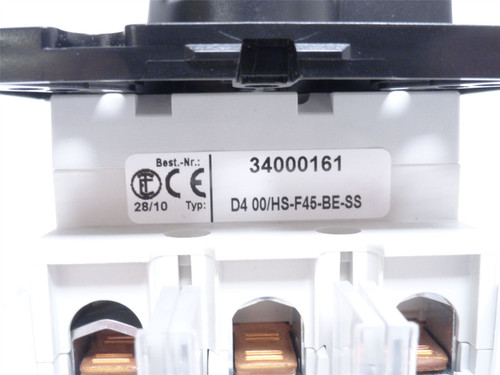 Elektra D4 00/HS-F45-BE-SS; Main Switch; 100A; 3P; 690VAC