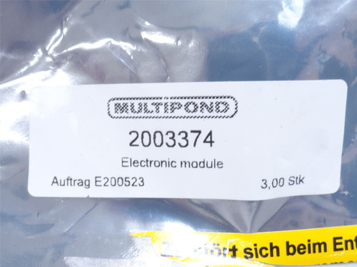 Multipond 2003374; PS-01 Electronic Module