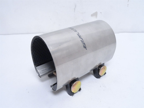 Dresser 118-2-1/2; Pipe Repair Clamp SS Size: 2-1/2"; 6" Long