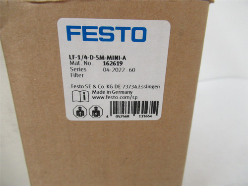 Festo LF-1/4-D-5M-MINI-A; Filter G1/4  5 micron 162619