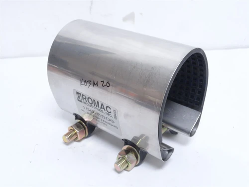 Romac 150-3506; Pipe Repair Clamp; SS; Size: 3"; 6" Long