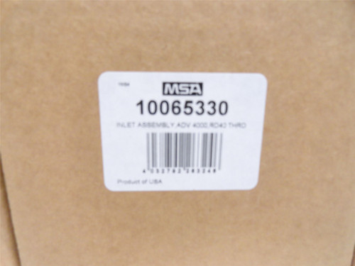 MSA 10065330; Inlet Assembly; RD40 Thread