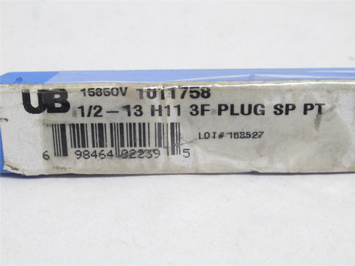 Union Butterfield 1585OV; Spiral Point Tap; 1/2"-13 Thread