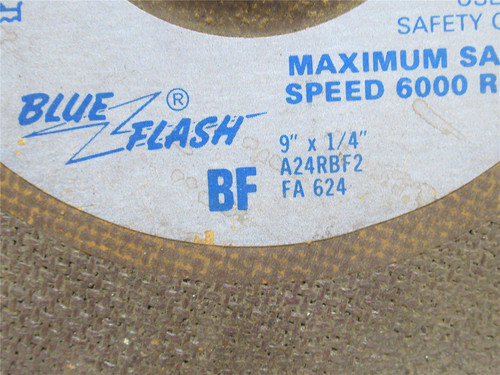Dresser A24RBF2; Lot-3 Grinding Wheels 9" OD x 1/4" Thick