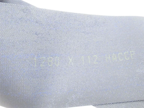 Marel 4267591; Blue Conveyor Belt; 112mm Wide x 1280mm Long