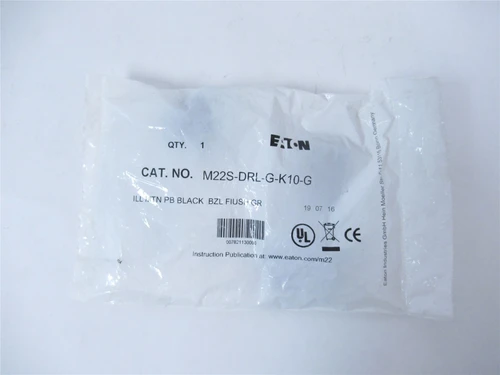 Eaton M22S-DRL-G-K10-G; Pushbutton - Modular; Illuminated