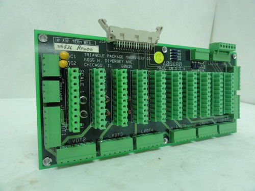 Triangle A06680; PC Terminal Board; 10 Ampere