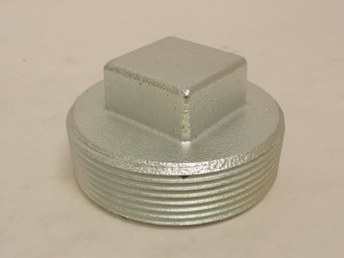 Crouse-Hinds PLG85; Square Head Close-Up Plug; Size: 3"