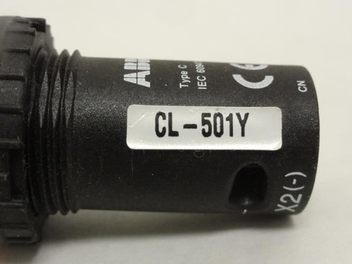 ABB CL-501Y; Pilot Light; Yellow; LED: 12VDC; 15mA