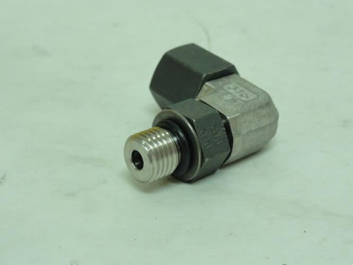 SSP AM4GE; Elbow 90Deg; SS-316; 1/4 OFS x 1/4 BOSS
