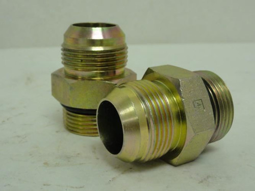 Brennan 6400-16-16-O; Lot-2; Hydraulic Adaptor 1 JIC to 1 Boss