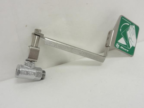 Haws SP230; Ball Valve W/Flag Extension 1/2 NPT x 3/8 NPT