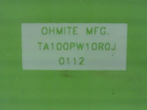 Ohmite TA100PW10R0J; Power Chip Resistor; 10 ohm; 100watt; 5%