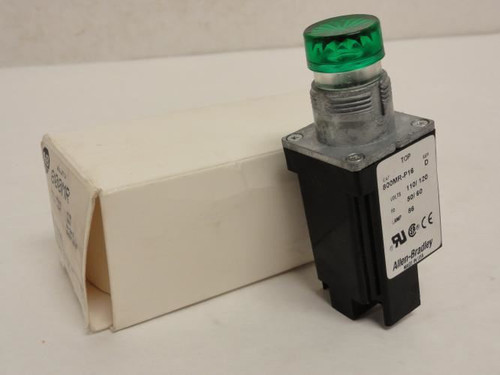 Allen-Bradley 800MR-P16; Pilot Light; 120V; XFMR; Green Lens