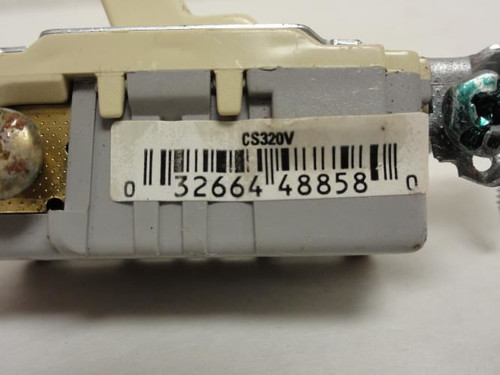 Cooper CS320V; Quiet Wall Toggle Switch; 20A; 120/277Vac; 3-Way