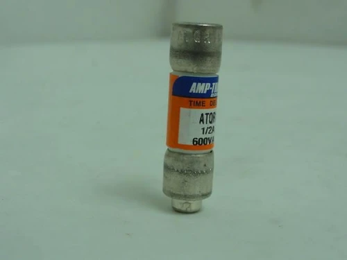 Ferraz ATQR1/2; Amp-Trap Time Delay Fuse; 1/2A @ 600VAC