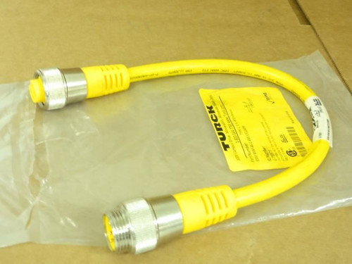Turck RSMRKM46-0.4M; Extension Cable 3X; 4-Pin; 16AWG; 16"L