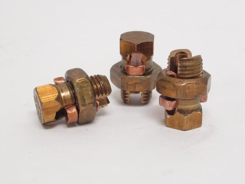 MFG- 6H; Lot-3 Split-Bolt Connectors; 8 sol To 6 sol