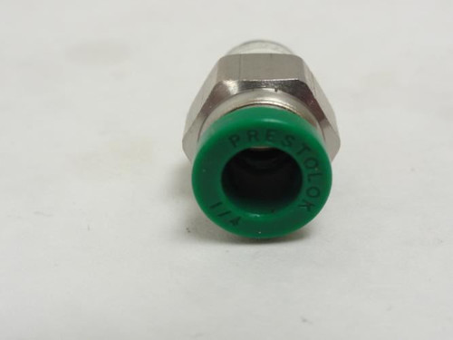 Parker W68PLP-4-2; Lot-2 Brass Connectors; 1/4" PTC x 1/8MNPT
