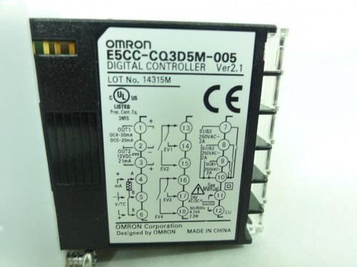Omron E5CC-CQ3D5M-005; Temperature Control Module; 24V; LCD