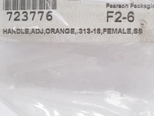 Pearson 723776; Adjustment Handle; Orange; 313-18; Female SS