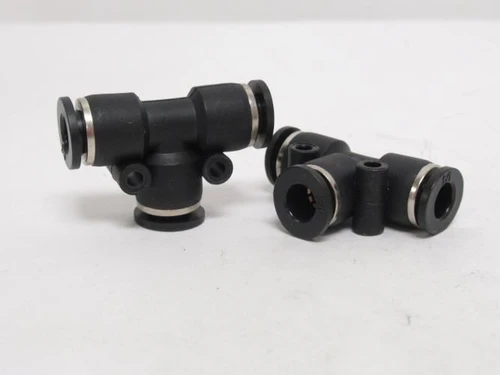 Industry-Std 1PEU6; Lot-2 Plastic Union Tees; 1/4" PTC