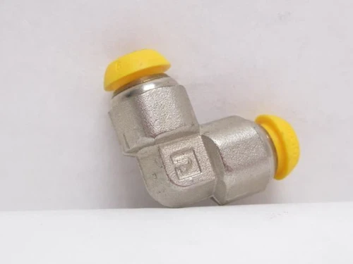 Parker EPB6; Brass PrestoLok Union Elbow 90Deg; 6mm Tube