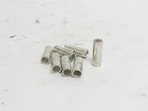 3M M6BCX; Lot-7 Non-Insulated Brazed Seam Butt Connector 6AWG
