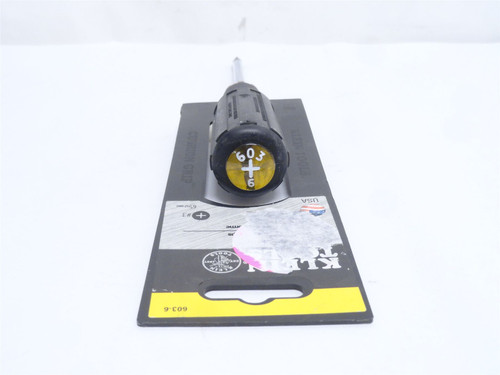 Klein Tools 603-6; Phillips Head Driver #3; 6" Round Shank