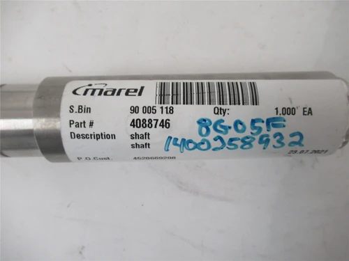 Marel 4088746; Shaft 9.5" SS