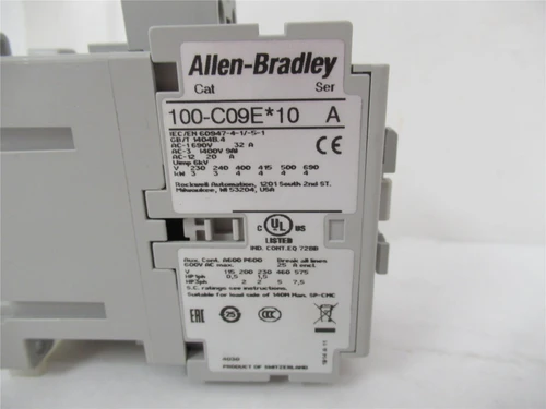 Allen-Bradley 100-C09EJ10; Contactor 9A 3P Coil: 24VDC