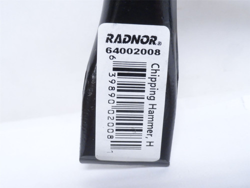 Radnor 64002008; Chipping Hammer W/Cone & Chisel; Coil Handle