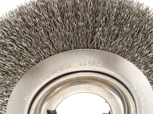Milwaukee 86402; Crimped Wire Wheel Brush; 8" Diameter