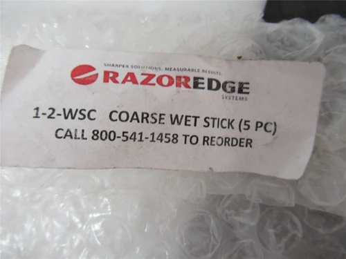 Razor Edge Systems 1-2-WSC; Coarse Wet Sticks (5 Pieces)