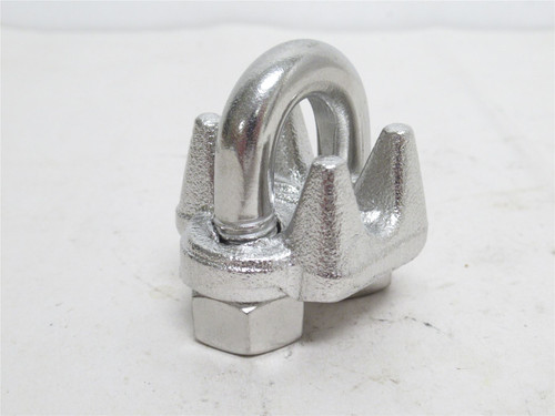 Lawson 1427705; Wire Rope Clip; SS; Size: 3/8"