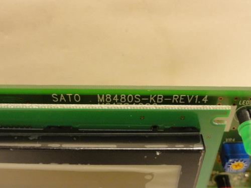 Sato M8480S-KB; PC Board Display Assembly